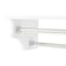 Alaterre Furniture Dover 27" W Bathroom Shelf with 2 Towel Rods ANDO74WH - alternate 2